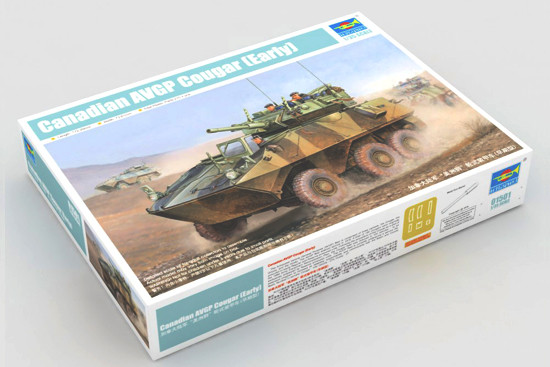 Trumpeter 01501 1/35 Scale Canadian AVGP Cougar (Early) Military Plastic Assembly Model Kits