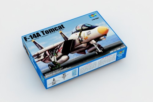 Trumpeter 03910 1/144 Scale F-14A Tomcat Fighter Military Plastic Aircraft Assembly Model Building Kits