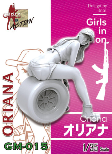 ZLPLA Genuine 1/35 Scale Resin Figure Oriana Girls in Action Assembly Model Kit GM-015