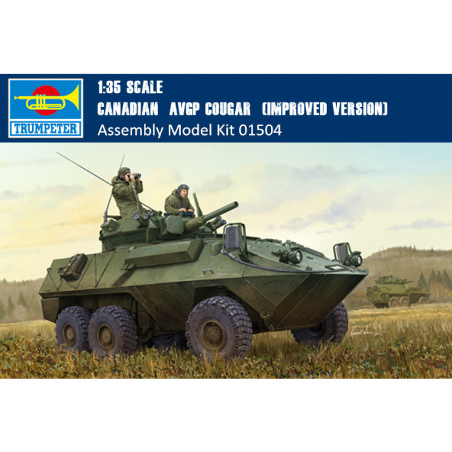 Trumpeter 01504 1/35 Scale Canadian AVGP Cougar Improved Version Assembly Model Kits