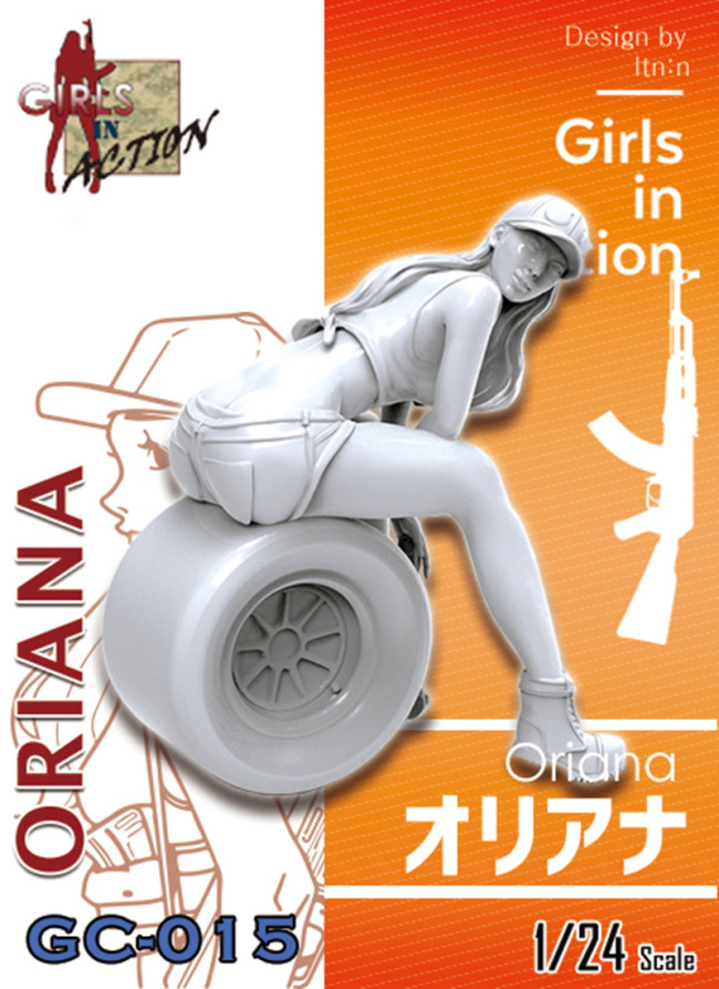 ZLPLA Genuine 1/24 Scale Resin Figure Oriana Girls in Action Assembly Model Kit GC-015