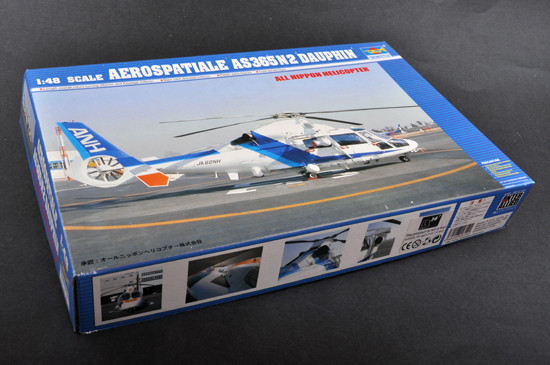 Trumpeter 02819 1/48 Scale Aerospatiale AS365N2 Dauphin Helicopter Plastic Aircraft Assembly Model Kits