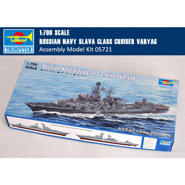Trumpeter 05721 1/700 Scale Russian Navy Slava Class Cruiser Varyag Military Assembly Model Kits