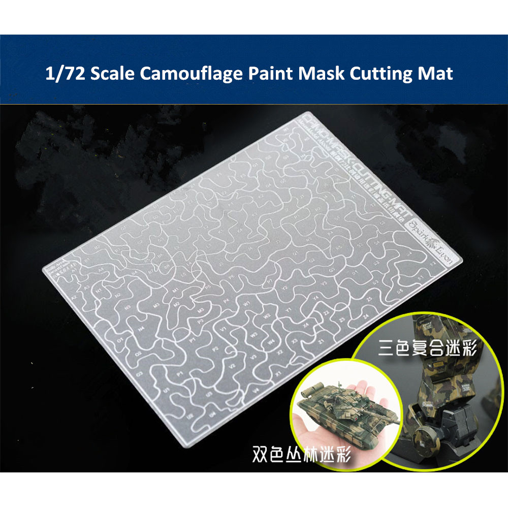 Modern AFV Camouflage Paint Mask Cutting Mat Assembly Model Tool Aj0084 for sale online 
