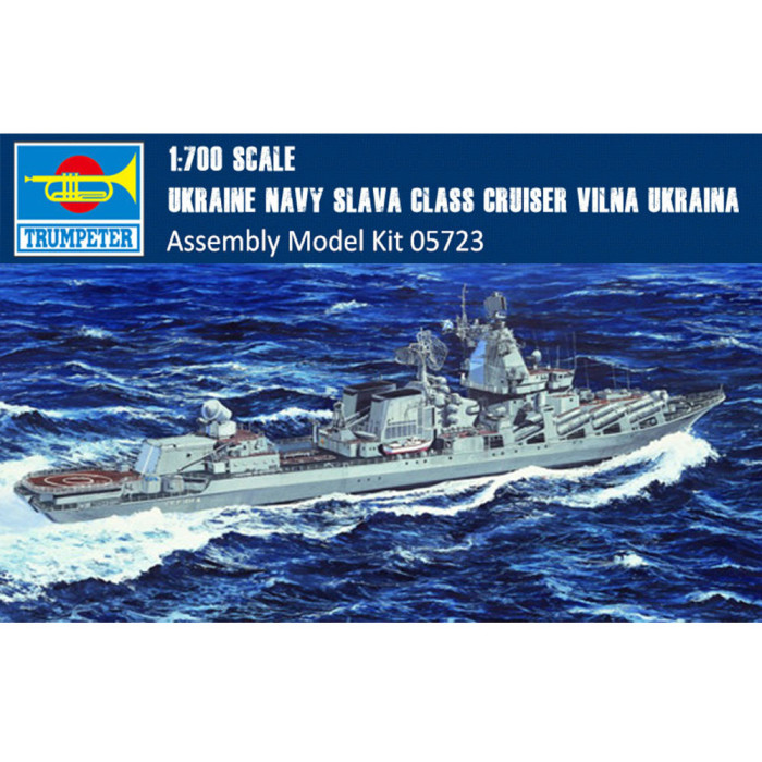 Trumpeter 05723 1/700 Scale Russian Navy Slava Class Cruiser Vilna Ukraina Battleship Assembly Model Kits