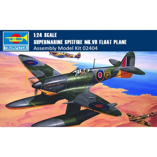 Trumpeter 02404 1/24 Scale Supermarine Spitfire MK.Vb Float Plane Military Plastic Aircraft Assembly Model Kit