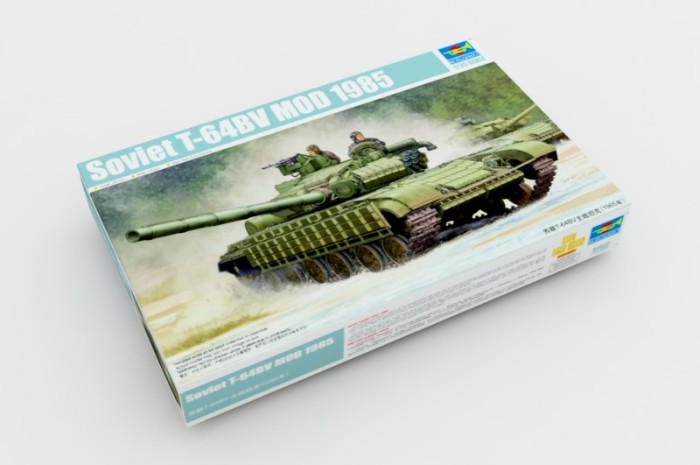 Trumpeter 05522 1/35 Scale Soviet T-64BV MOD 1985 Military Plastic Tank Assembly Model Building Kits