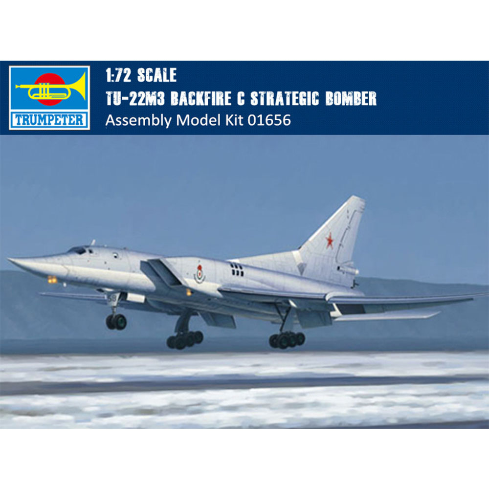 US$ 92.99 - Trumpeter 01656 1/72 Scale Tu-22M3 Backfire C Strategic ...