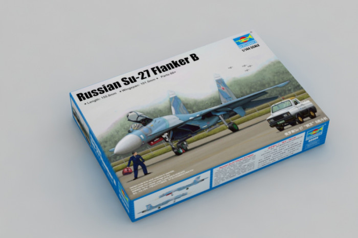Trumpeter 03909 1/144 Scale Russian Sukhoi Su-27 Flanker B Military Plastic Aircraft Assembly Model Kit