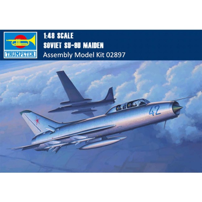 Trumpeter 02897 1/48 Scale Soviet Su-9U Maiden Military Plastic Aircraft Assembly Model Building Kits