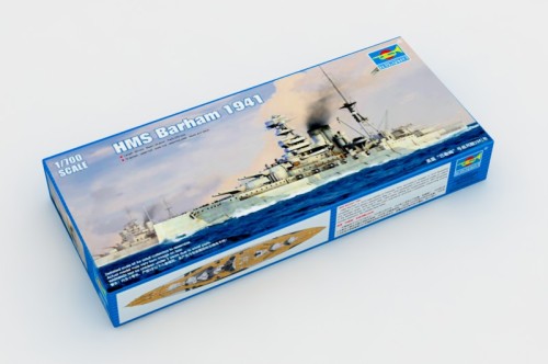 Trumpeter 05798 1/700 Scale HMS Barham 1941 Battleship Military Plastic Assembly Model Building Kits