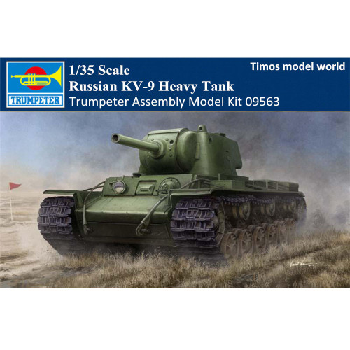 Trumpeter 09563 1/35 Scale Russian KV-9 Heavy Tank Armor Plastic Assembly Model Kits