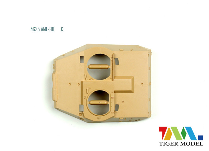 Tiger 4635 1/35 Scale Panhard AML-90 Light Armoured Car Military Plastic Assembly Model Kit