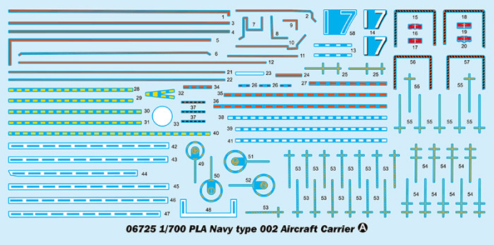 Trumpeter 06725 1/700 Scale PLA Navy Type 002 Aircraft Carrier Military Plastic Assembly Model Kit