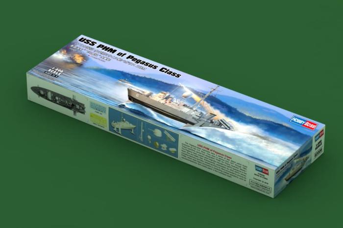 HobbyBoss 82006 1/200 Scale USS PHM of Pegasus Class Hydrofoil Craft Boat Military Plastic Assembly Model Kit