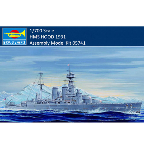 Trumpeter 05741 1/700 Scale HMS HOOD 1931 Military Plastic Assembly Model Kits