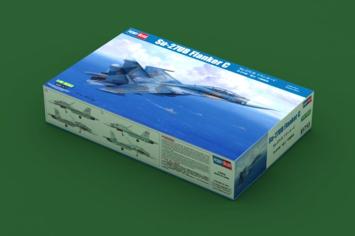 HobbyBoss 81713 1/48 Scale Russian Su-27UB Flanker C Fighter Military Plastic Aircraft Asembly Model