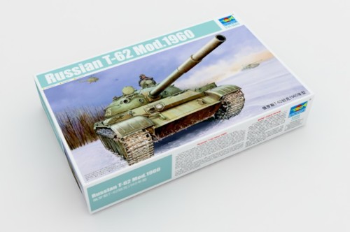 Trumpeter 01546 1/35 Scale Russian T-62 Mod.1960 Tank Armor Plastic Assembly Model Kits