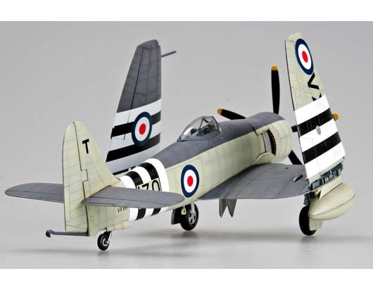 Trumpeter 02844 1/48 Scale Hawker Sea Fury FB.11 Fighter Military Aircraft Assembly Model Building Kits