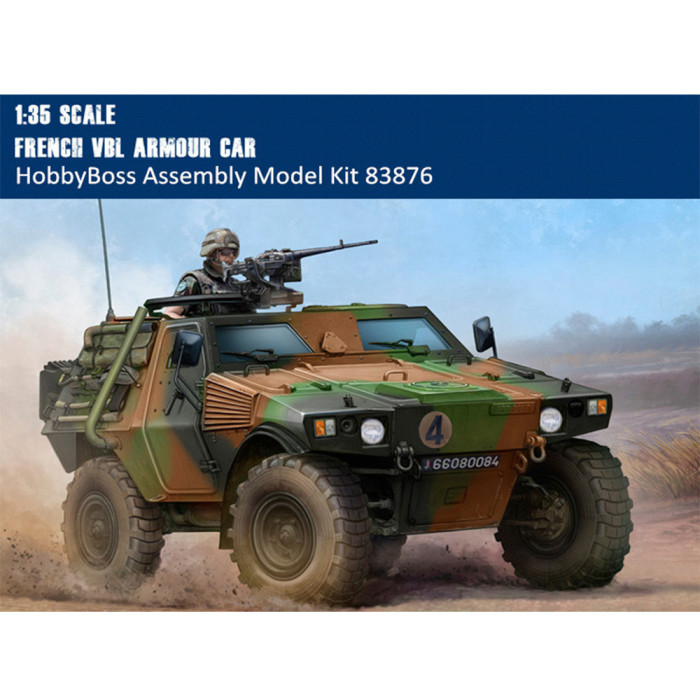 HobbyBoss 83876 1/35 Scale French VBL Armour Car Military Plastic Assembly Model Kits