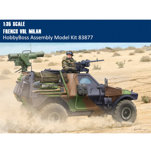 HobbyBoss 83877 1/35 Scale French VBL MILAN Military Plastic Assembly Model Kits