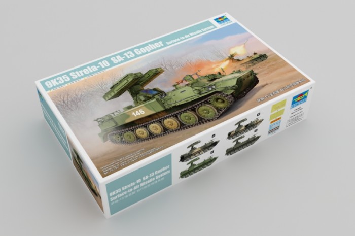 Trumpeter 05554 1/35 Scale 9K35 Strela-10 SA-13 Gopher Surface-to-Air Missile System Military Plastic Assembly Model Kit