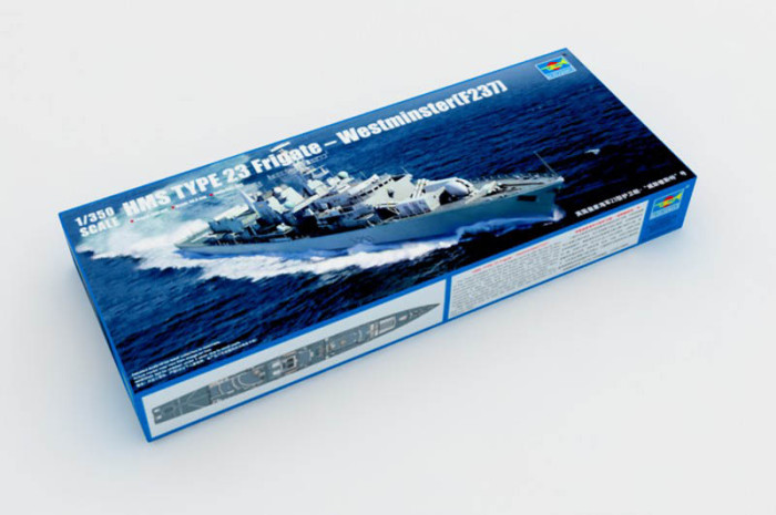 Trumpeter 04546 1/350 Scale HMS TYPE 23 Frigate – Westminster(F237) Military Plastic Assembly Ship Model Kit