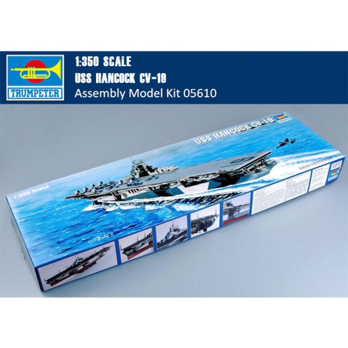 Trumpeter 05610 1/350 Scale USS Hancock CV-19 Aircraft Carrier Military Plastic Assembly Model Kits