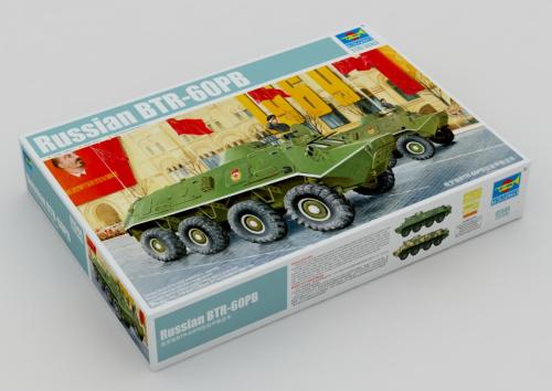 Trumpeter 01544 1/35 Scale Russian BTR-60PB Military Plastic Assembly Model Kits