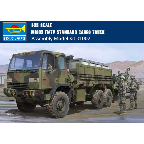 Trumpeter 01007 1/35 Scale US M1083 FMTV Standard Cargo Truck Military Plastic Assembly Model Kits