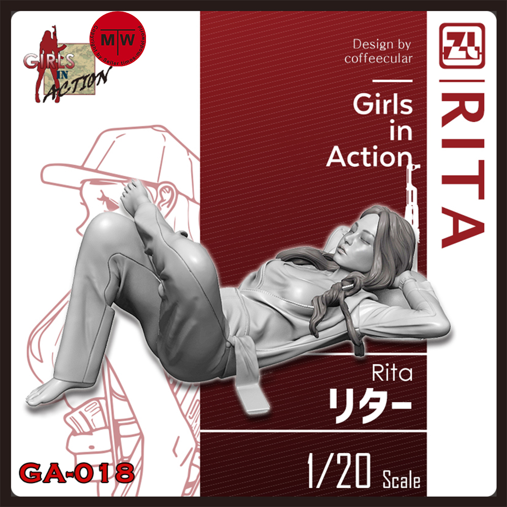 Quinn ZLPLA 1/24 Girls in Action Series resin figure 