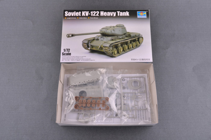 Trumpeter 07128 1/72 Scale Soviet KV-122 Heavy Tank Military Plastic Assembly Model Kits