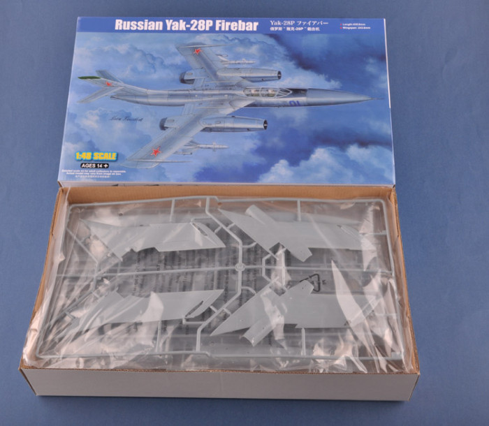 HobbyBoss 81767 1/48 Scale Russian Yak-28P Firebar Military Plastic Aircraft Assembly Model Kits
