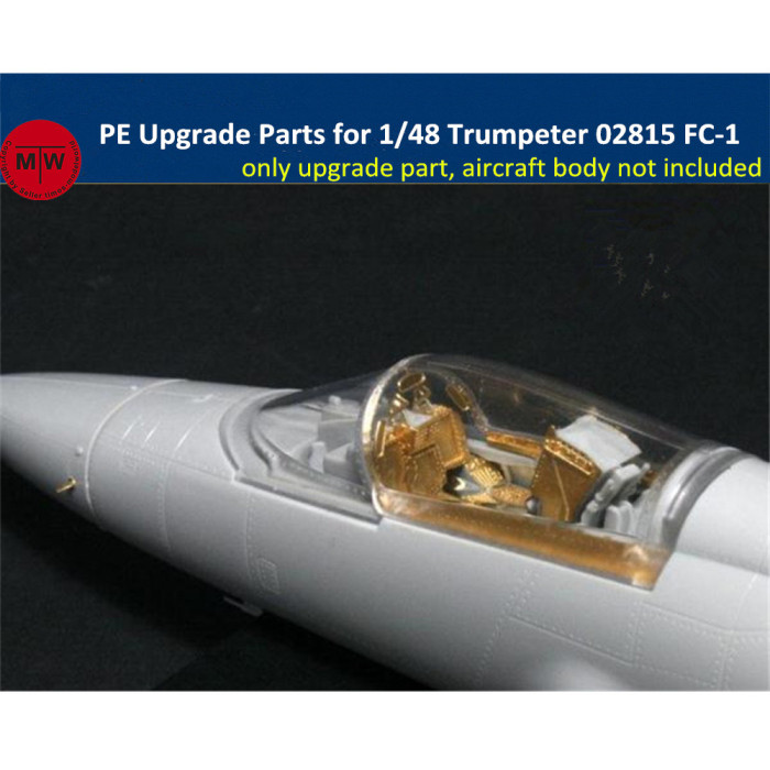 PE Upgrade Parts for 1/48 Scale Trumpeter 02815 FC-1 Aircraft Model DM2004