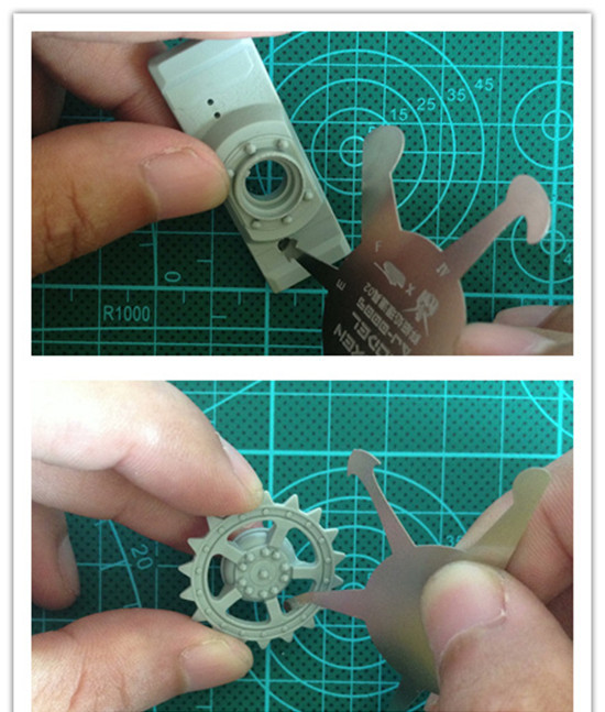 Alexen Model Parting Line Scraper Hand Tool for Gundam Military Model Hobby Kits Version2 AJ0009
