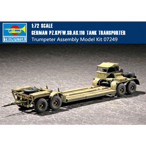 Trumpeter 07249 1/72 Scale German Pz.Kpfw.Sd.Ah.116 Tank Transporter Plastic Military Assembly Model Kits