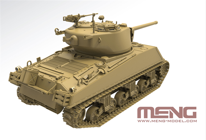 Pre-order Meng TS-043 1/35 Scale US Medium Tank M4A3 (76) W Sherman Tyrannosaurus Series Military Plastic Assembly Model Kits