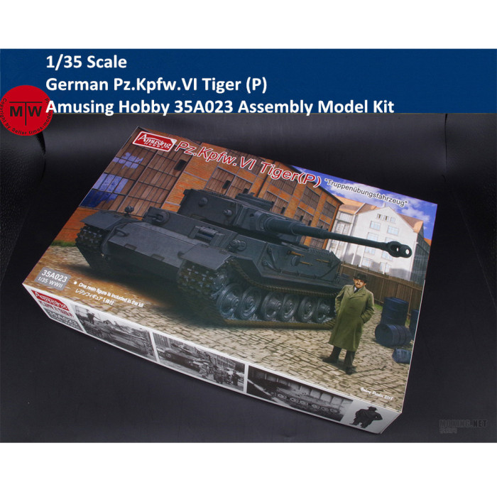 1/35 Scale Metal Barrel Muzzle Brake Set for Amusing Hobby 35A023 German Pz.Kpfw.VI Tiger (P) Assembly Model Kit