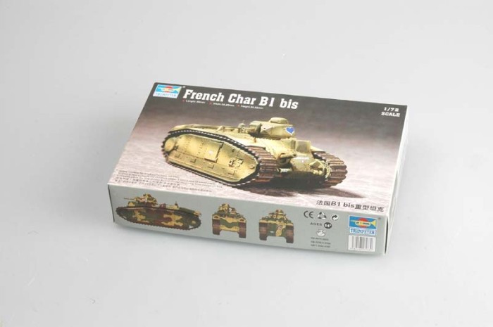 Trumpeter 07263 1/72 Scale French Char B1 Bis Heavy Tank Military Plastic Assembly Model Kits