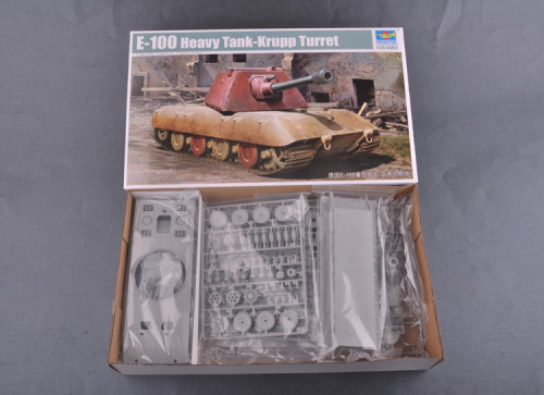 Trumpeter 09543 1/35 Scale E-100 Heavy Tank Krupp Turret Plastic Armor Assembly Model Kits