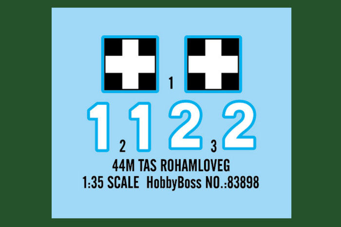 HobbyBoss 83898 1/35 Scale 44M TAS ROHAMLOVEG Plastic Military Assembly Model Kits