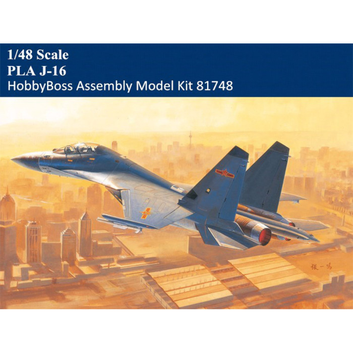 HobbyBoss 81748 1/48 Scale PLA J-16 Fighter Military Plastic Aircraft Assembly Model Kits