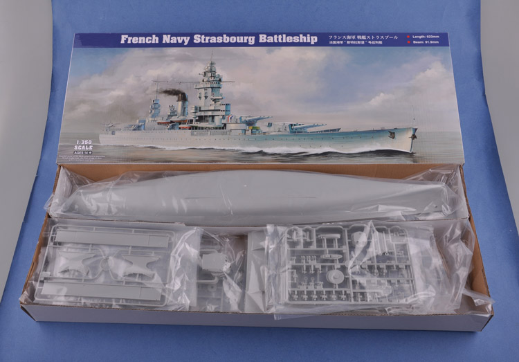 HobbyBoss 86507 1/350 French Navy Battleship Strasbourg Top Quality for sale online 