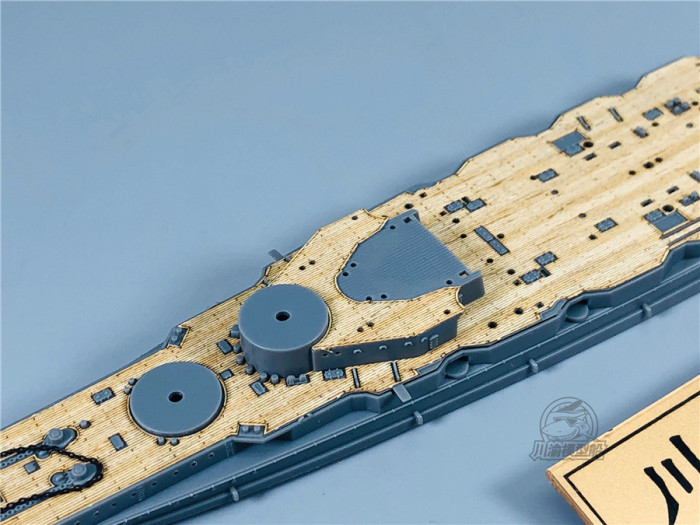 1/700 Scale Wooden Deck for FUJIMI 420219 IJN Kirishima Battleship Model Kits CY700049