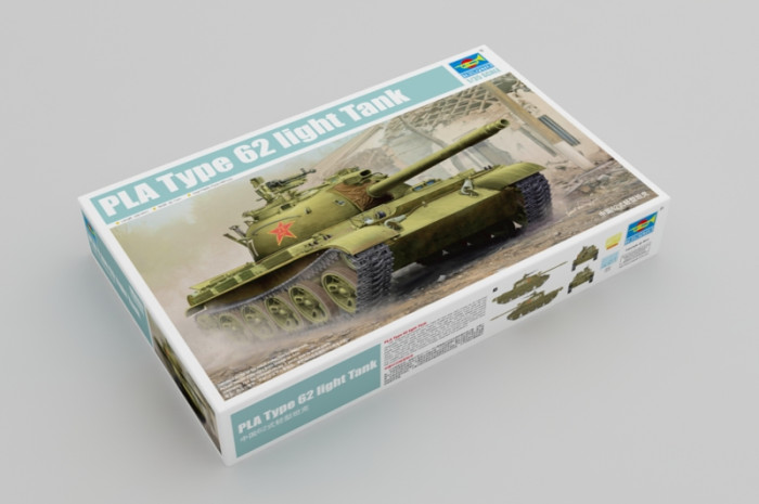 Trumpeter 05537 1/35 Scale Chinese PLA Type 62 Light Tank Military Plastic Assembly Model Kits