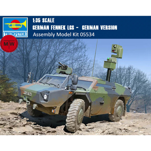 Trumpeter 05534 1/35 Scale German Fennek LGS - German Version Military Plastic Assembly Model Kits