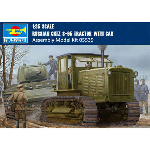 Trumpeter 05539 1/35 Scale Russian ChTZ S-65 Tractor with Cab Plastic Assembly Model Building Kits