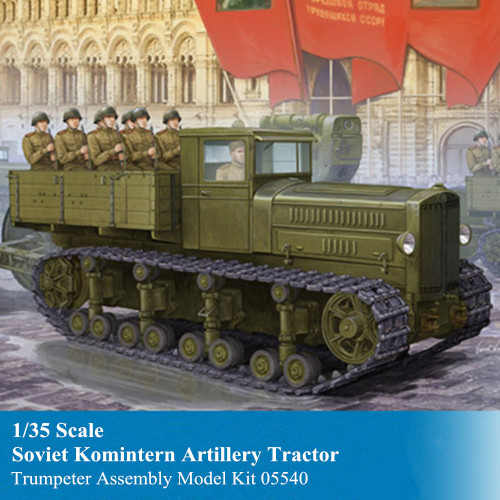 Trumpeter 05540 1/35 Scale Soviet Komintern Artillery Tractor Military Plastic Assembly Model Building Kits