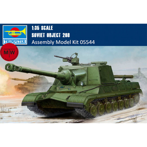 Trumpeter 05544 1/35 Scale Soviet Object 268 Military Plastic Assembly Model Kits
