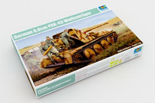 Trumpeter 05550 1/35 Scale German 8.8cm PAK-43 Waffentrager Military Plastic Assembly Model Kits